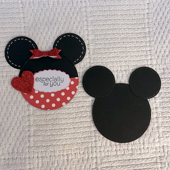 Disney Mickey & Minnie Birthday Tag Cards, Handmade, Celebrate Wish Party Invite - Picture 6 of 11